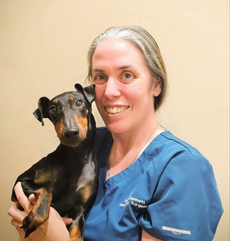 A picture of me with my Manchester Terrier